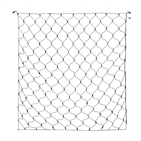 ConnectPro®  2m x 2m Connectable Net Lights, Black Rubber Cable