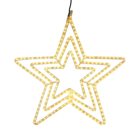 ConnectPro® 75cm Warm White LED Connectable Outdoor Rope Light Star