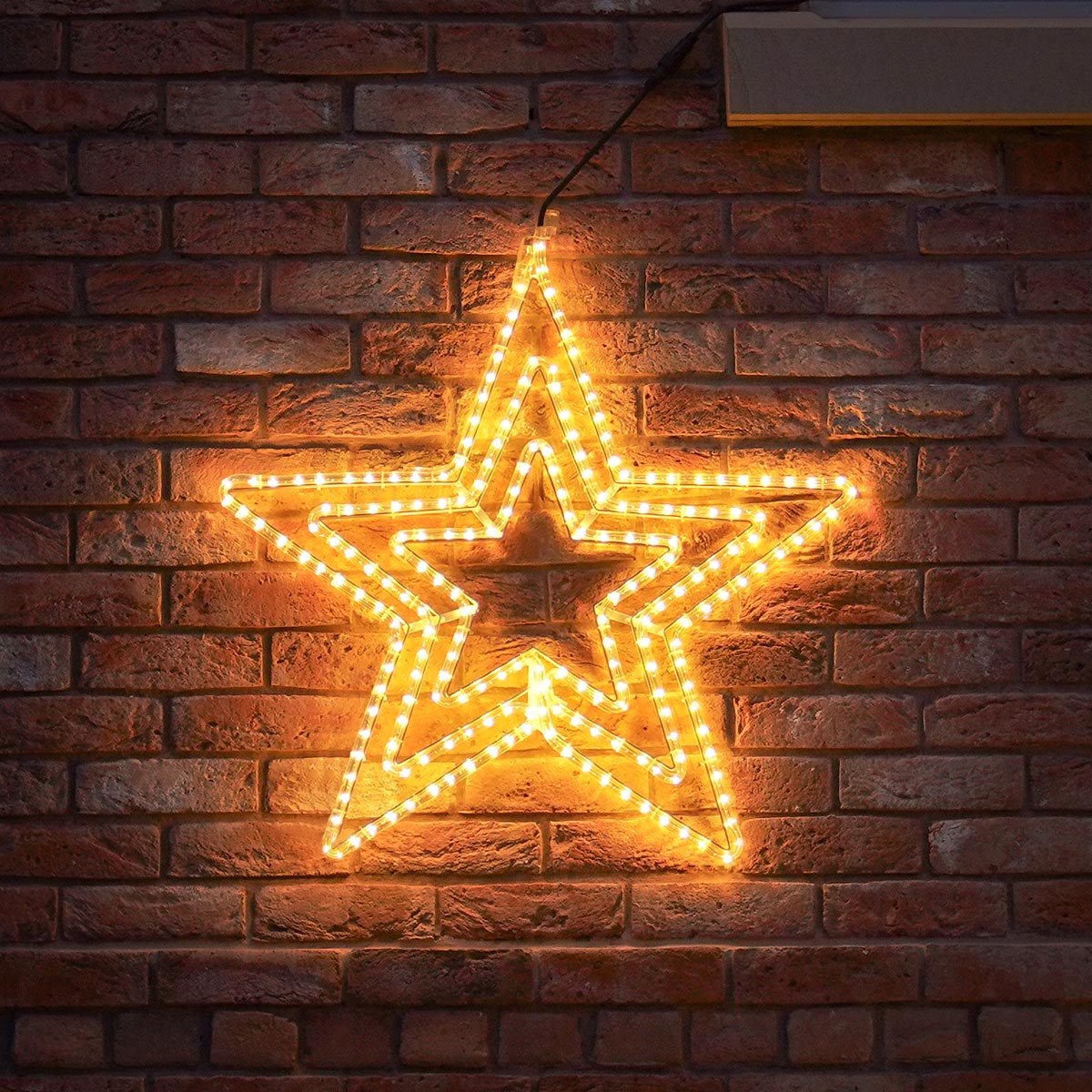 ConnectPro® 75cm Warm White LED Connectable Outdoor Rope Light Star