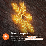 ConnectPro® 63cm Outdoor Rope Light Snowflake Christmas Silhouette, Connectable