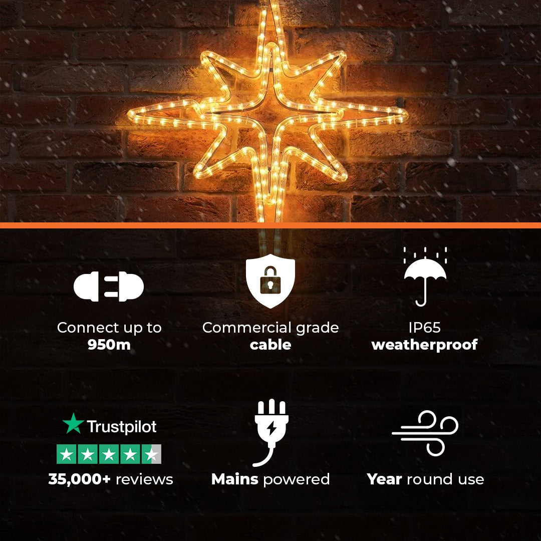 ConnectPro® 70cm Warm White Connectable North Star Light Silhouette