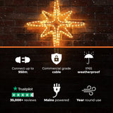 ConnectPro® 70cm Warm White Connectable North Star Light Silhouette