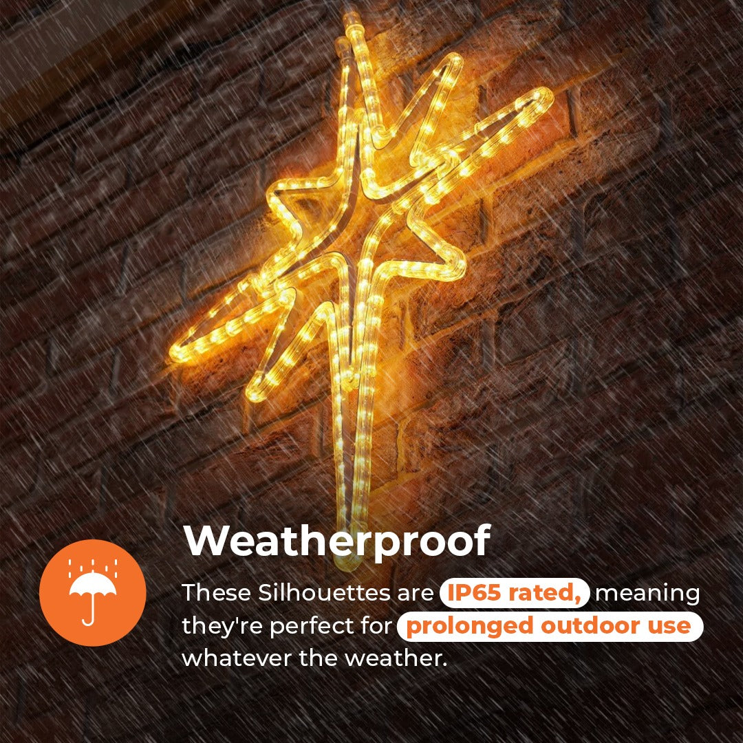 ConnectPro® 70cm Warm White Connectable North Star Light Silhouette