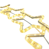 ConnectPro® 1.2m Connectable Framed Rope Light Outdoor Star Silhouette