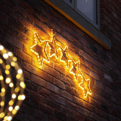 ConnectPro® 1.2m Connectable Framed Rope Light Outdoor Star Silhouette