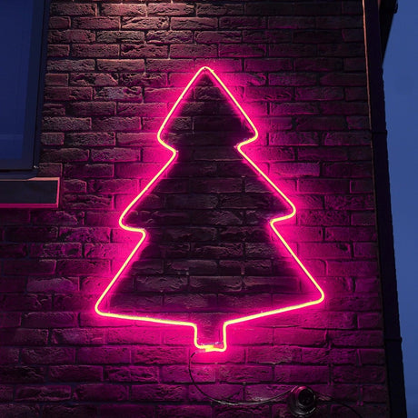 1.3m ConnectPro® Outdoor LED Neon Flex Christmas Tree Silhouette, Connectable