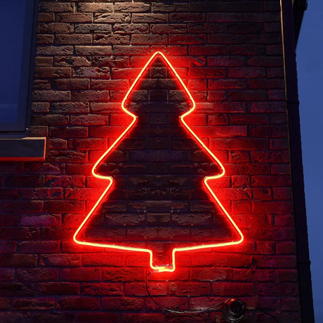 1.3m ConnectPro® Outdoor LED Neon Flex Christmas Tree Silhouette, Connectable