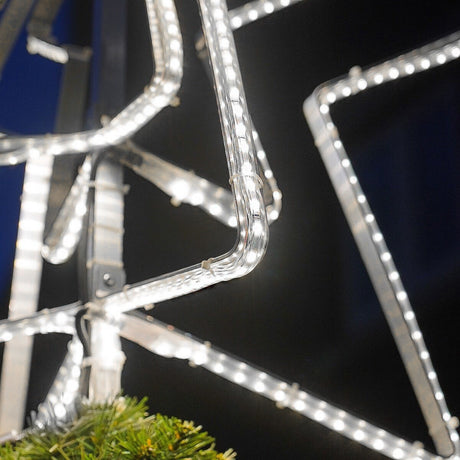 ConnectPro® 85cm Outdoor LED Deluxe Christmas Tree Star Topper, Connectable