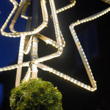 ConnectPro® 85cm Outdoor LED Deluxe Christmas Tree Star Topper, Connectable