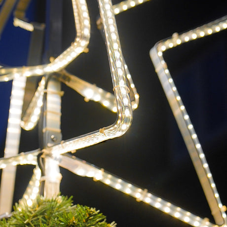 ConnectPro® 85cm Outdoor LED Deluxe Christmas Tree Star Topper, Connectable