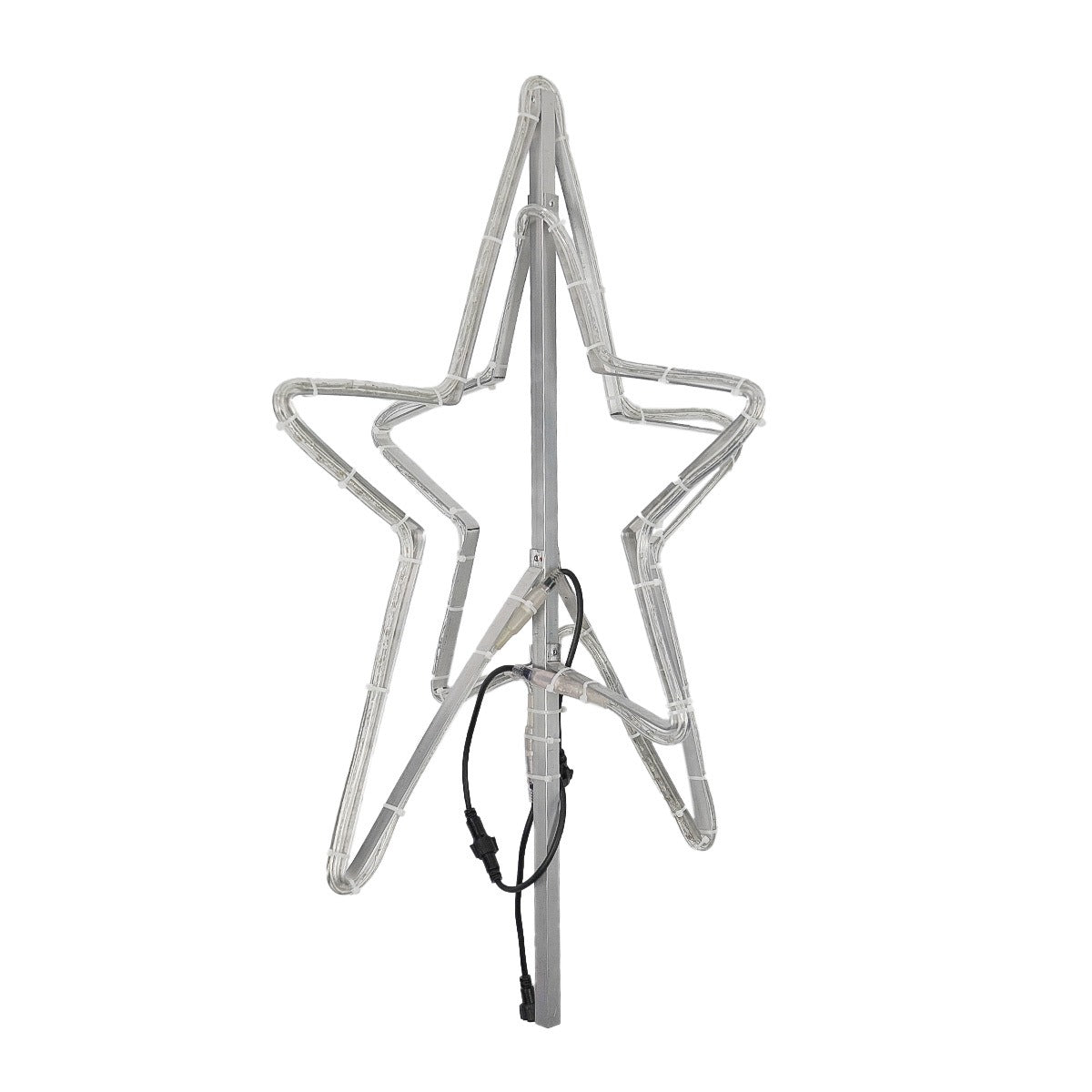 ConnectPro® 65cm Warm White & White Outdoor LED Star Tree Topper