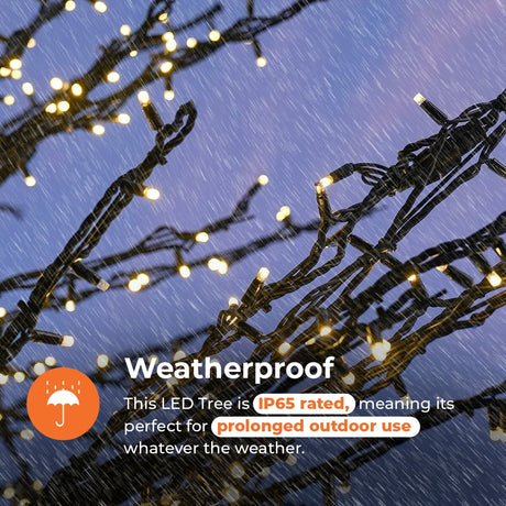 ConnectPro® 5m Commercial Warm White Twinkle Outdoor LED Tree