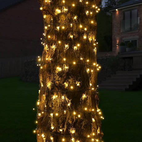 ConnectPro® Outdoor LED Mini Cluster Lights, Connectable, Black Rubber Cable
