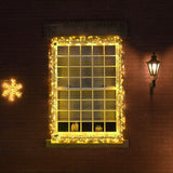 ConnectPro® Warm White Flashing Connectable Outdoor Cluster Lights On Black Cable