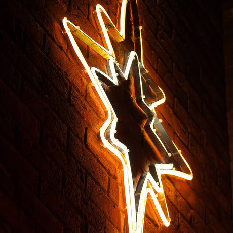 ConnectPro® 1.3m Warm White & White LED Neon Flex North Star Outdoor Silhouette