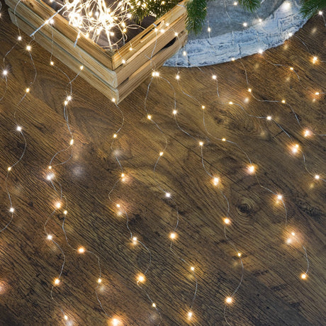 Plug In Multi Strand Firefly Wire Lights, Flash Bulb LEDs