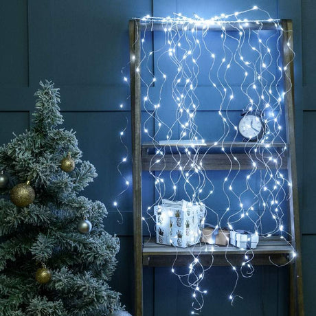 Plug In Multi Strand Firefly Wire Lights, Flash Bulb LEDs