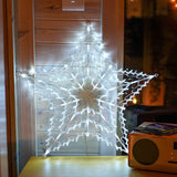 55cm Plug In Hanging LED Star Silhouette
