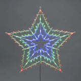 55cm Plug In Hanging LED Star Silhouette