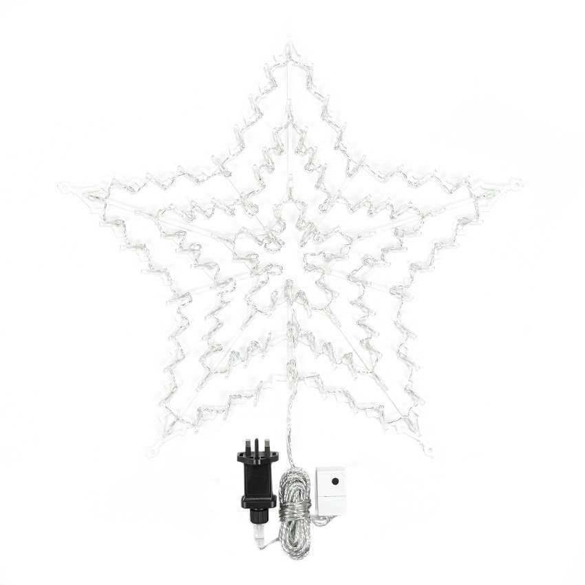 55cm Plug In Hanging LED Star Silhouette
