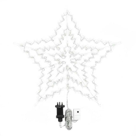55cm Plug In Hanging LED Star Silhouette