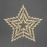 55cm Plug In Hanging LED Star Silhouette