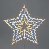 55cm Plug In Hanging LED Star Silhouette