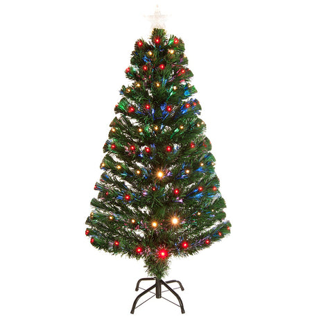 Multicoloured Fibre Optic Christmas Tree