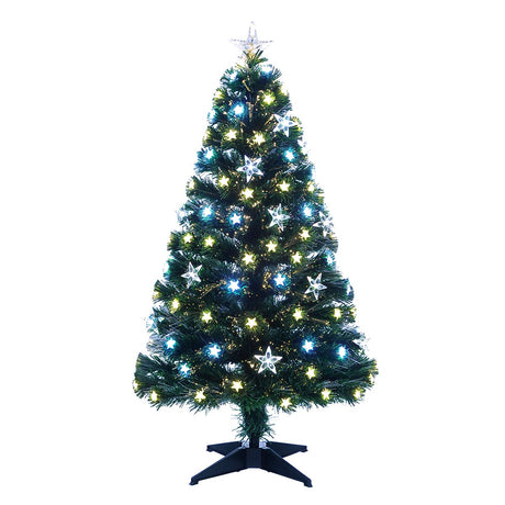 Fibre Optic White and Warm White Christmas Tree