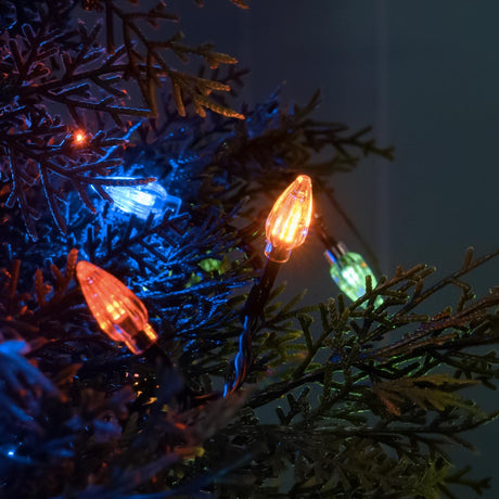 Indoor & Outdoor Traditional Diamond Christmas Tree Fairy Lights