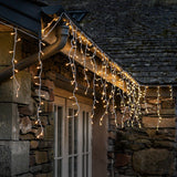 Plug In Christmas Snowing Effect Icicle Lights