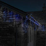 Plug In Christmas Snowing Effect Icicle Lights