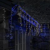 Plug In Christmas Snowing Effect Icicle Lights