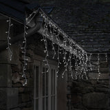Plug In Christmas Snowing Effect Icicle Lights