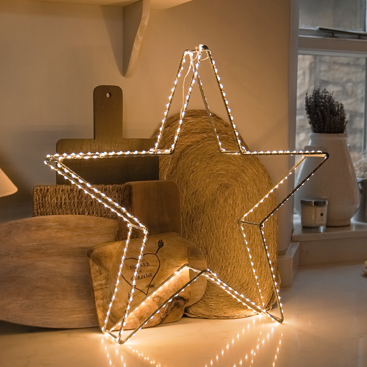 58cm Micro LED Star Light Christmas Decoration