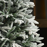 PE Grays Peak Pine Flocked Christmas Tree