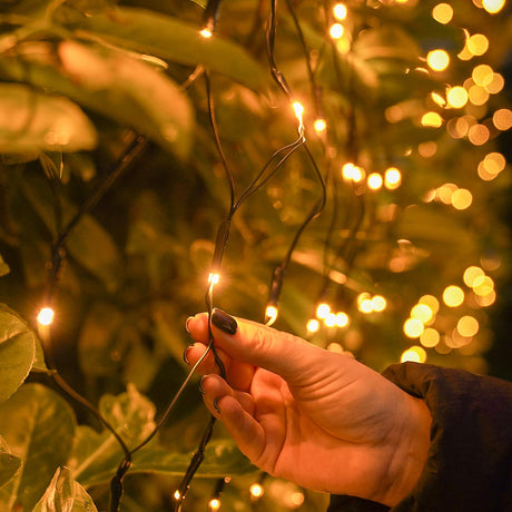 Outdoor Firefly Net Lights, Warm White LEDs