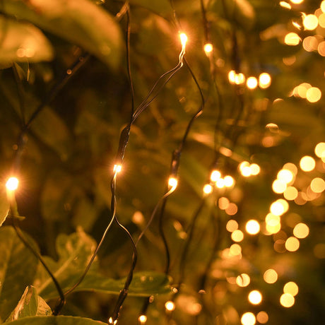 Outdoor Firefly Net Lights, Warm White LEDs