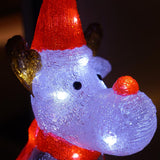 70cm Acrylic Candy Cane Reindeer Outdoor Christmas Light