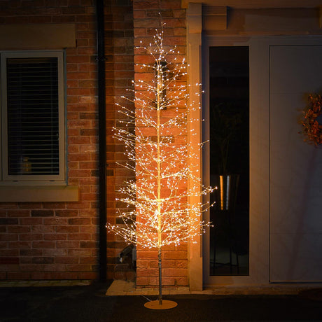 Gold LED Micro Dewdrop Tree with Warm White LEDs