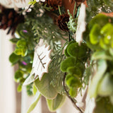 1.5m Green Foliage 'Let it Snow' Christmas Garland