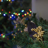 1.8m Royal Blue and Gold Berry Decoration Christmas Garland