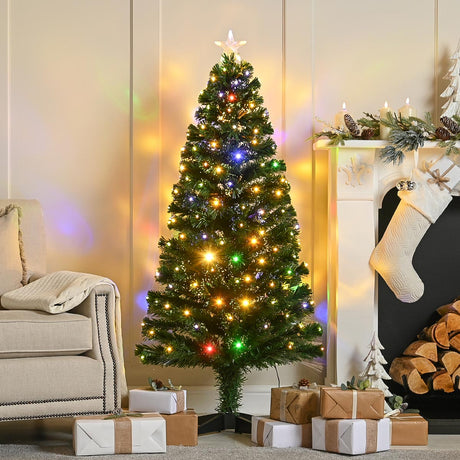 Shimmer Fibre Optic Christmas Tree with Star