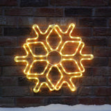 57cm Outdoor Multifunction Digital Christmas Snowflake Wall Light, Remote Controlled