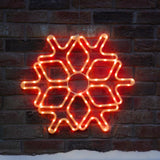 57cm Outdoor Multifunction Digital Christmas Snowflake Wall Light, Remote Controlled