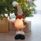 46cm Battery Operated Standing LED Reindeer Gonk