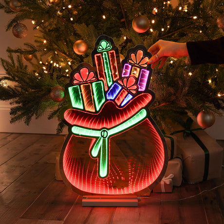 60cm Infinity Christmas Light Christmas Sack