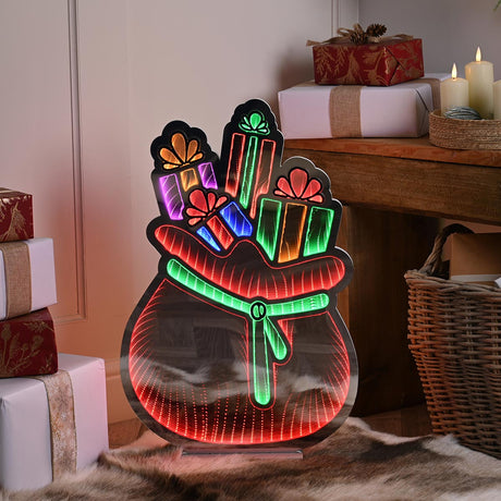 60cm Infinity Christmas Light Christmas Sack