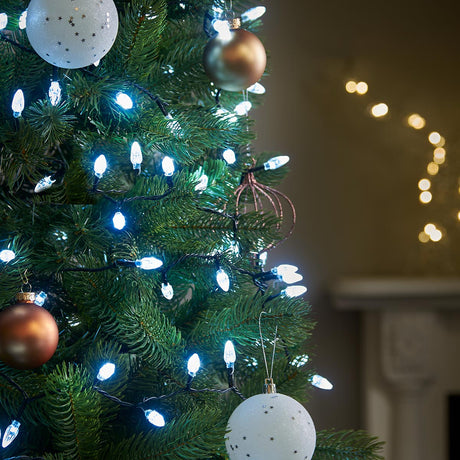 Indoor & Outdoor Traditional Diamond Christmas Tree Fairy Lights