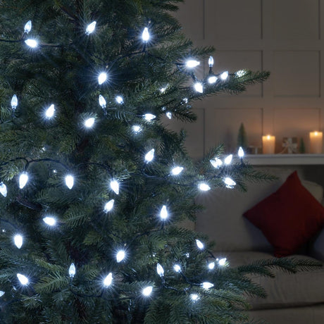 Indoor & Outdoor Traditional Diamond Christmas Tree Fairy Lights